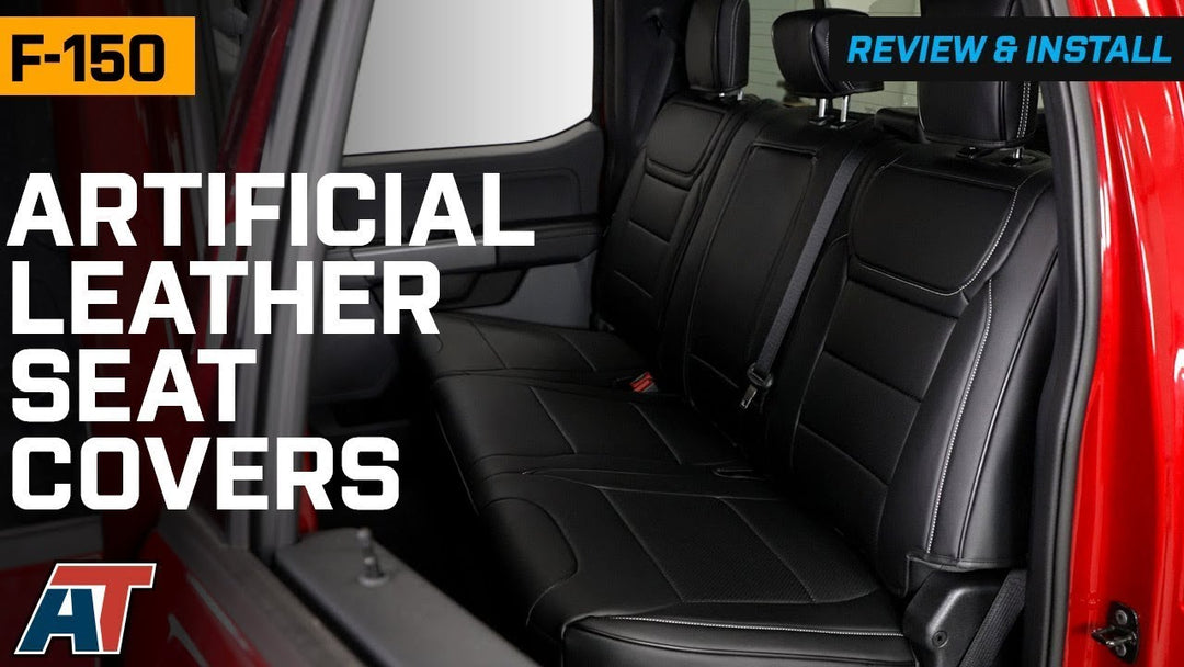 Ford F-150 & F-250 Custom seat covers installed by @AmericanTrucksFord