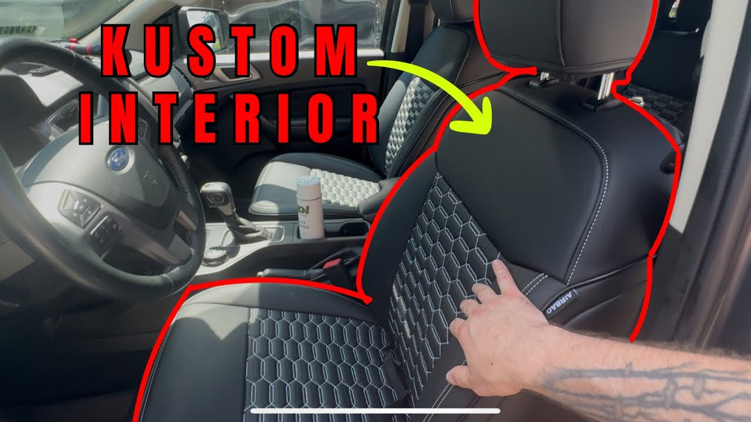2019-23 Ford Ranger Custom Leather seat covers Installation @tipsyrippers