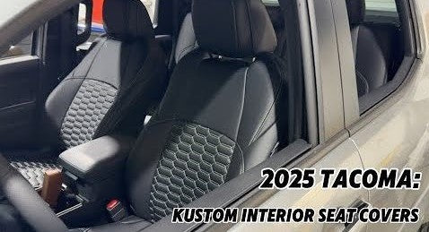 2024+ Toyota Tacoma Leather Seat Covers Install ft. @Vadedsteven