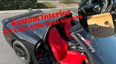 1997-04 Corvette C5 Custom Leather Seat Covers Installation @HTP jay