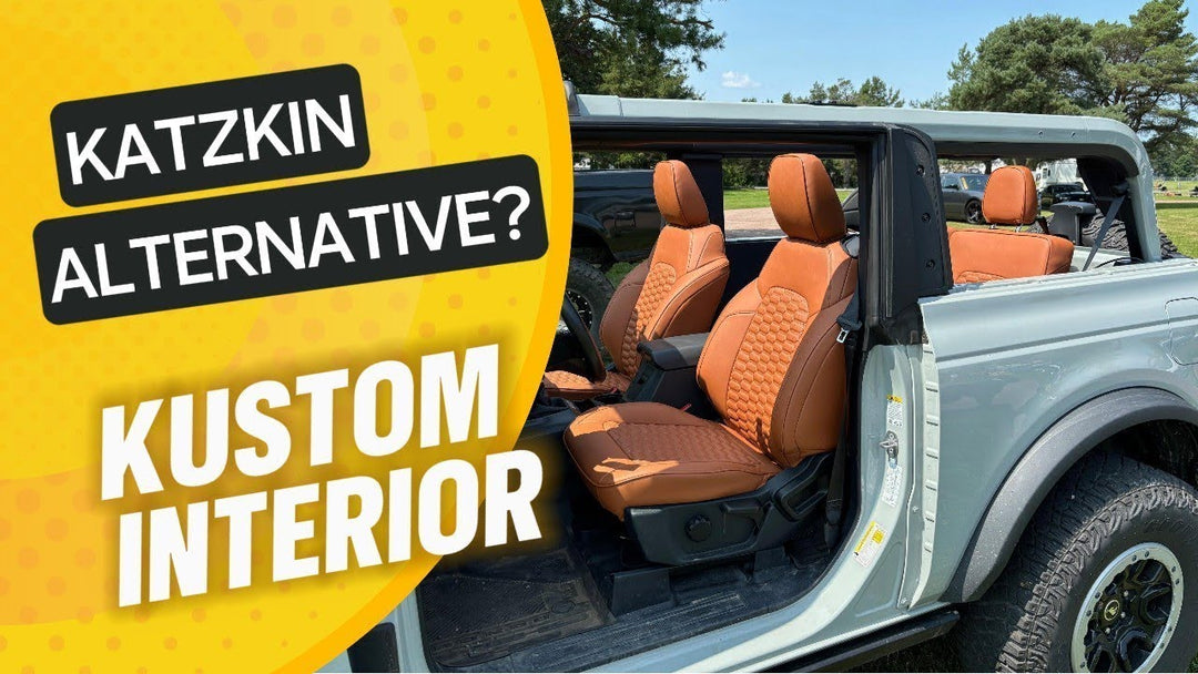 Bronco Interior Upgrade with Custom Seat Covers @AtlanticBuilt