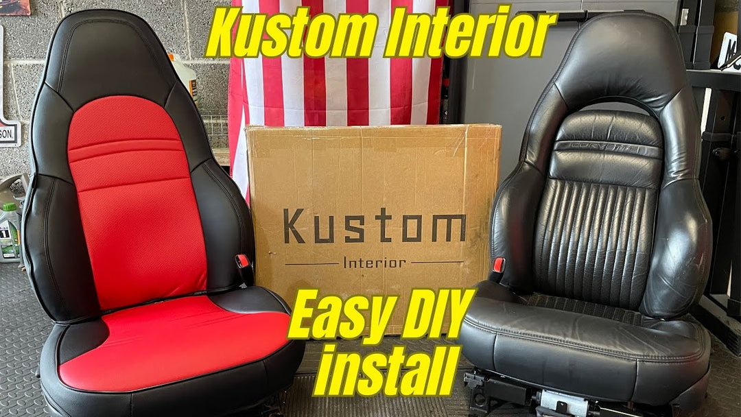1997-04 Corvette C5 Custom Leather Seat Covers Installation! @autogaragelife