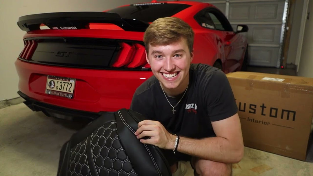2015+ Mustang Coupe Seat Upholstery Installation @Gutsi33