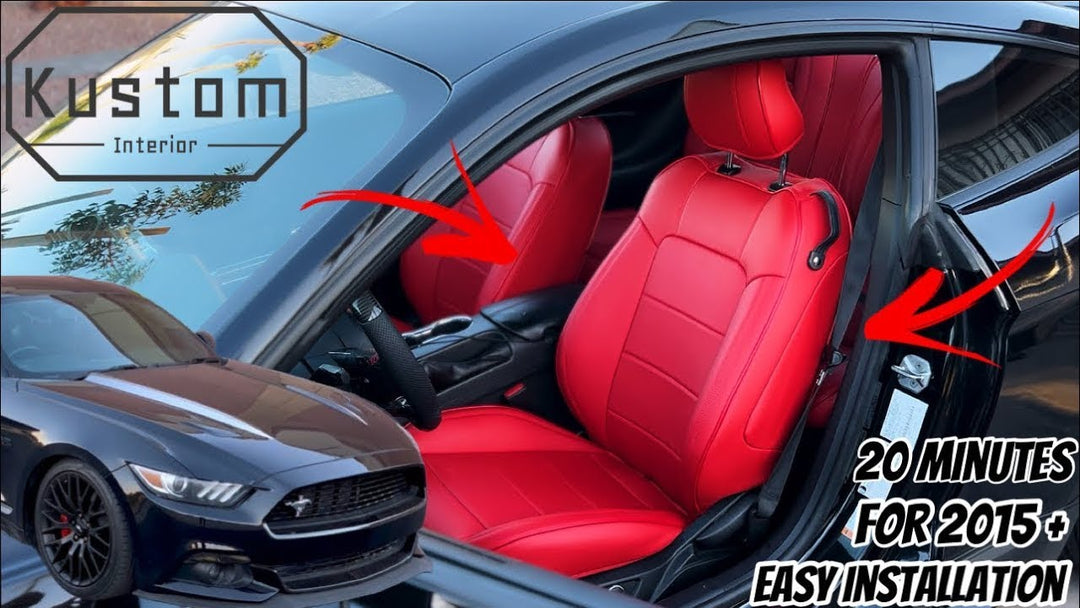 Kustom Interior Mustang Seat Upgrade Installation @WestValleyProductions_