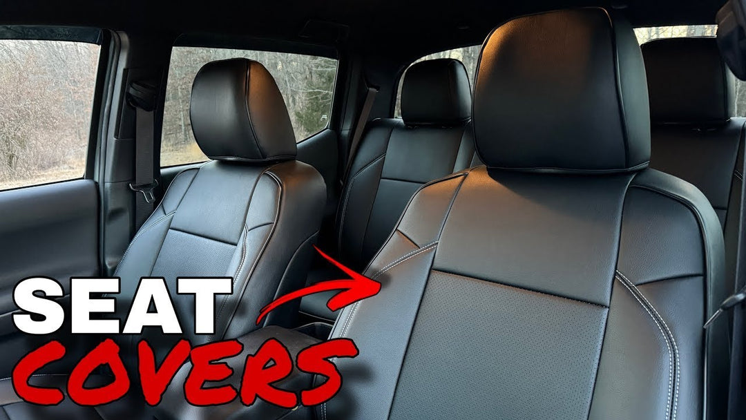Toyota Tacoma Custom Leather Seat Covers Installation @willyota