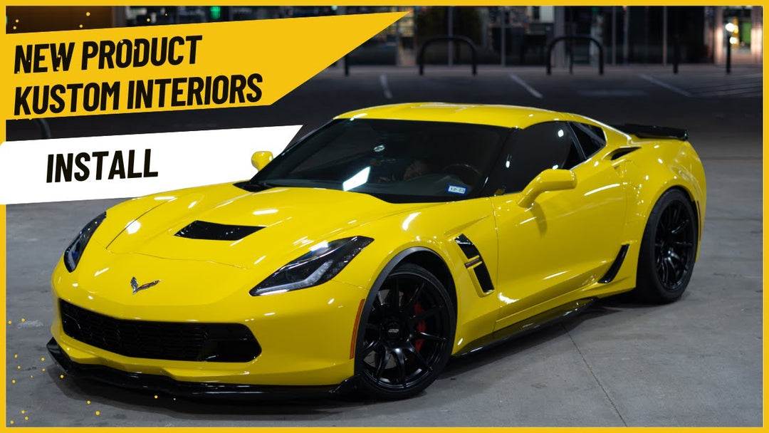 Corvette C7 Interior Upgrade with Custom Leather