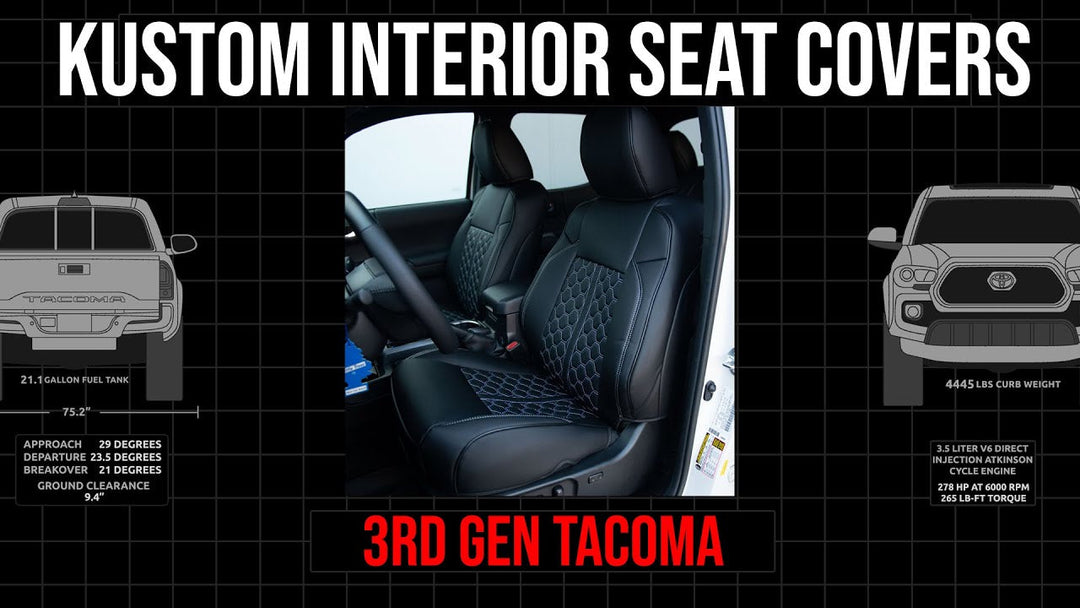 Toyota Tacoma Leather Seat Upgrade with @teamoildrop