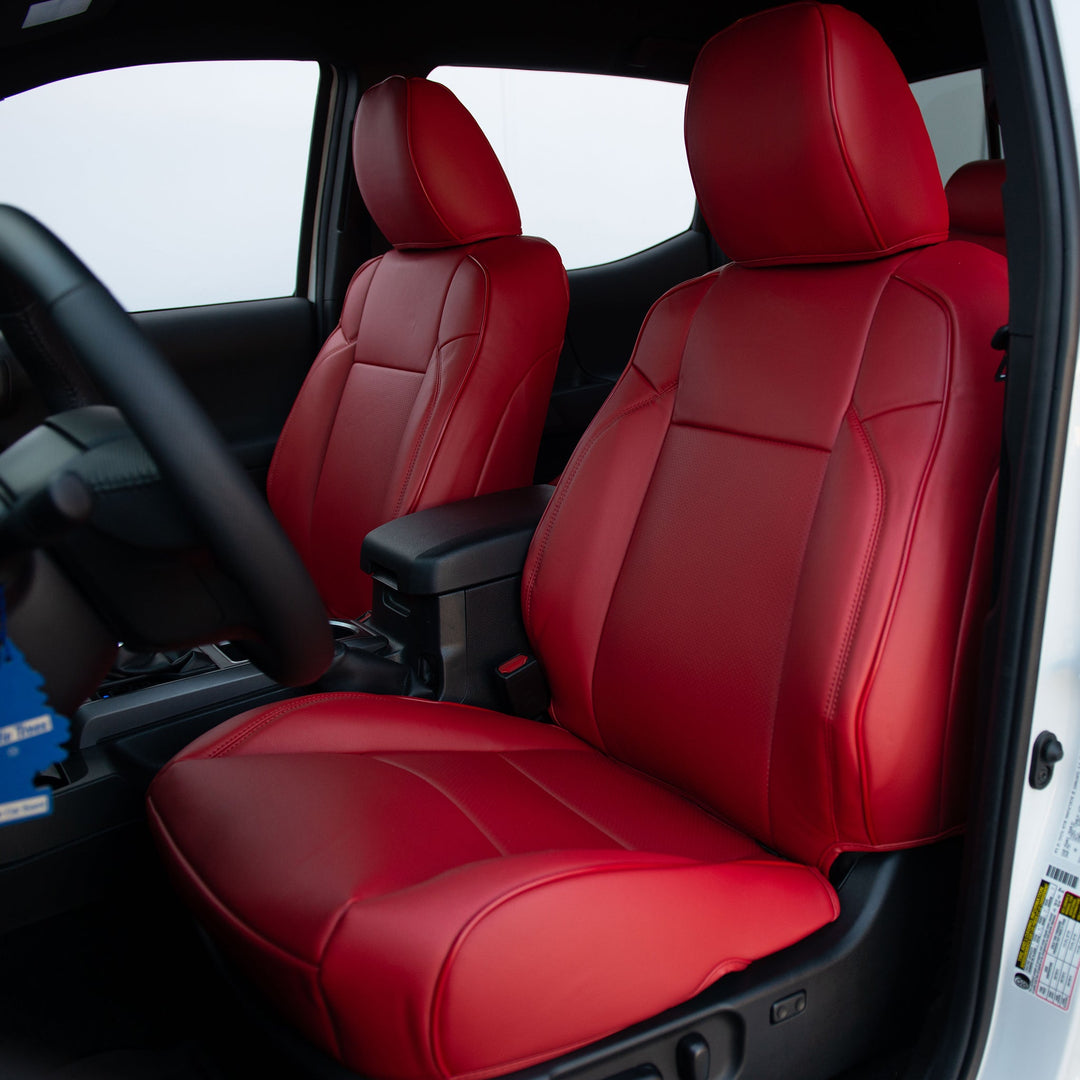 Experience Luxury on Every Drive: Custom Leather Seat Covers for Toyota Tacoma