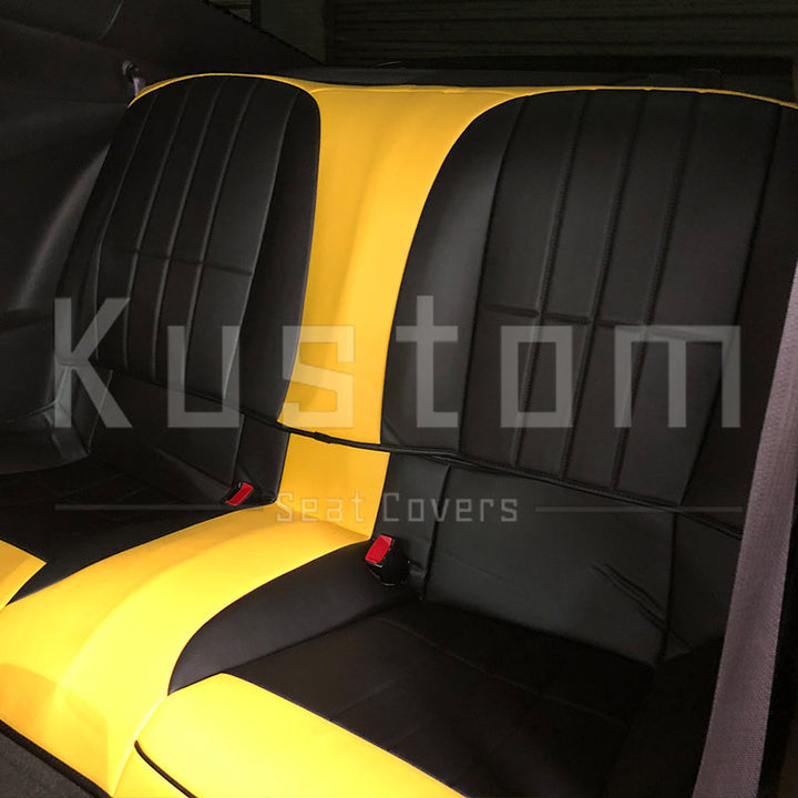 5th Gen Camaro Convertible Custom Leather Seat Covers