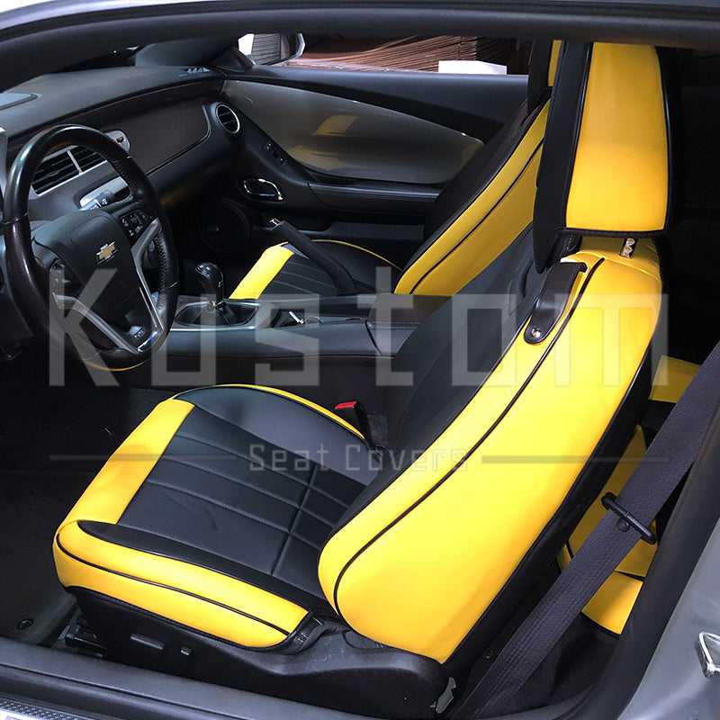 5th Gen Camaro Convertible Custom Leather Seat Covers