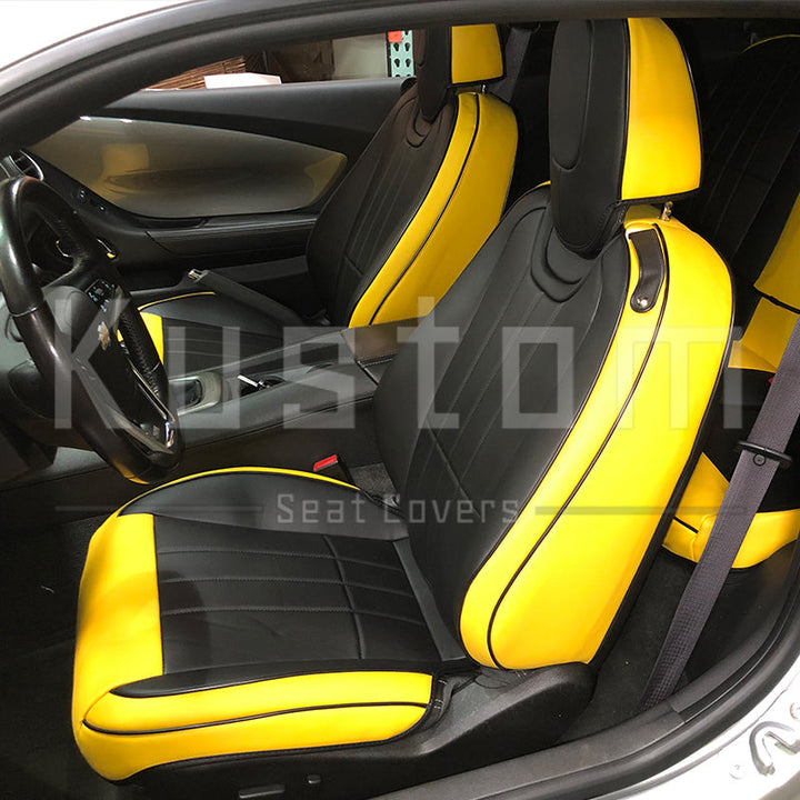 5th Gen Camaro Convertible Custom Leather Seat Covers