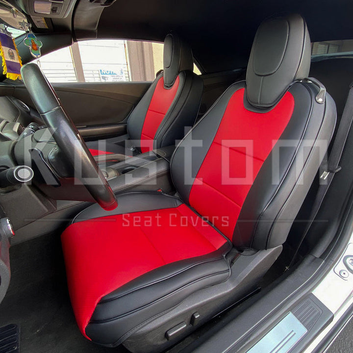 5th Gen Camaro Convertible Custom Leather Seat Covers