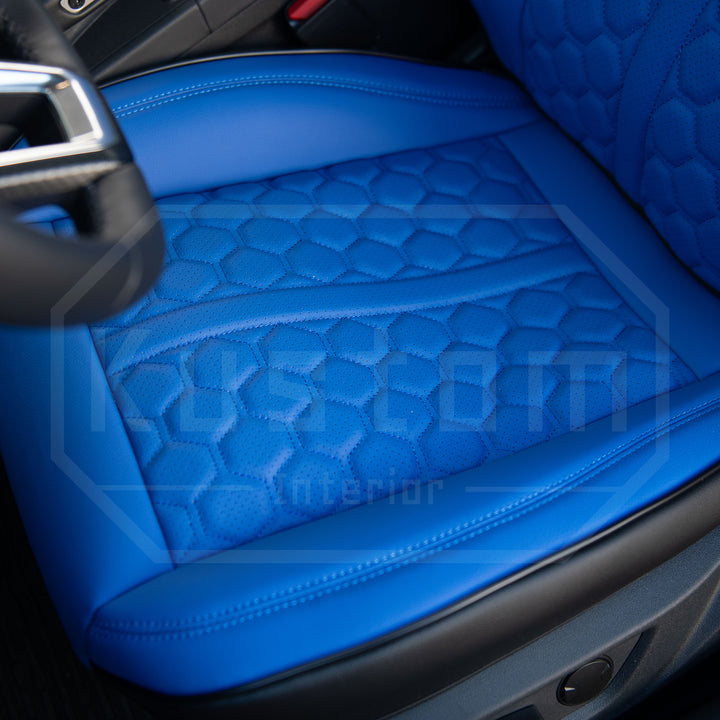 2015-23 Ford Mustang Coupe Leather Seat Covers