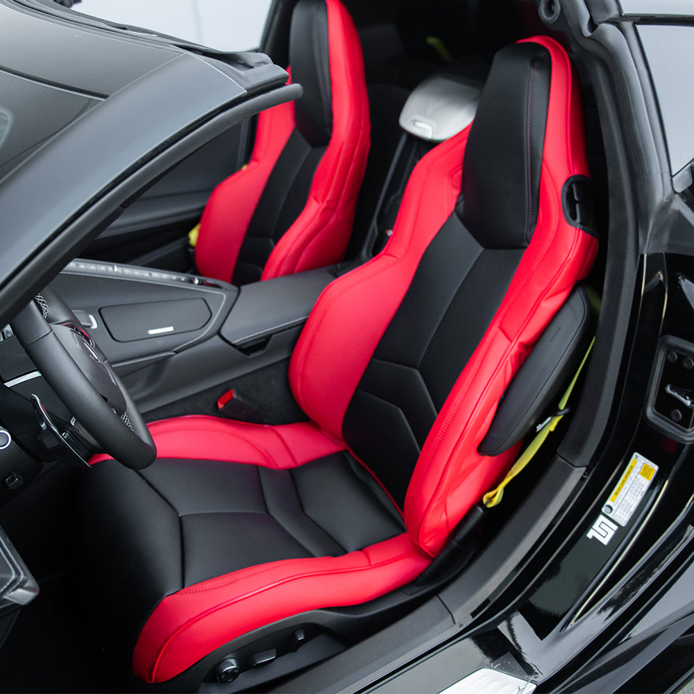 Corvette C8 GT1 Custom Leather Seat Cover Kit