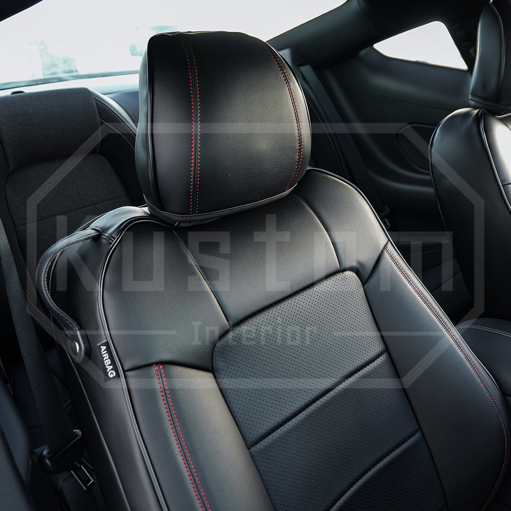 2015-23 Ford Mustang Coupe Leather Seat Covers