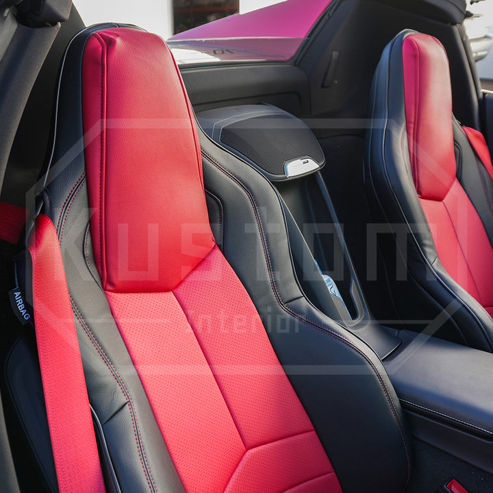 Corvette C8 GT1 Custom Leather Seat Cover Kit