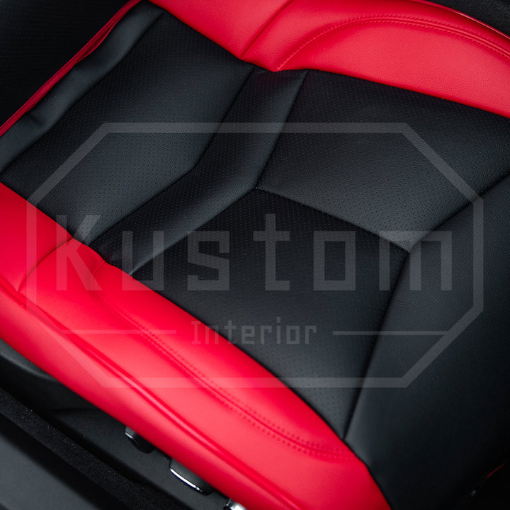 Corvette C8 GT1 Custom Leather Seat Cover Kit