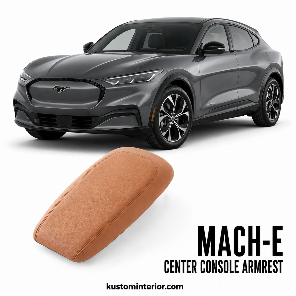 2021+ Ford Mustang Mach-E Center Console Lid Armrest Cover (Custom Order)