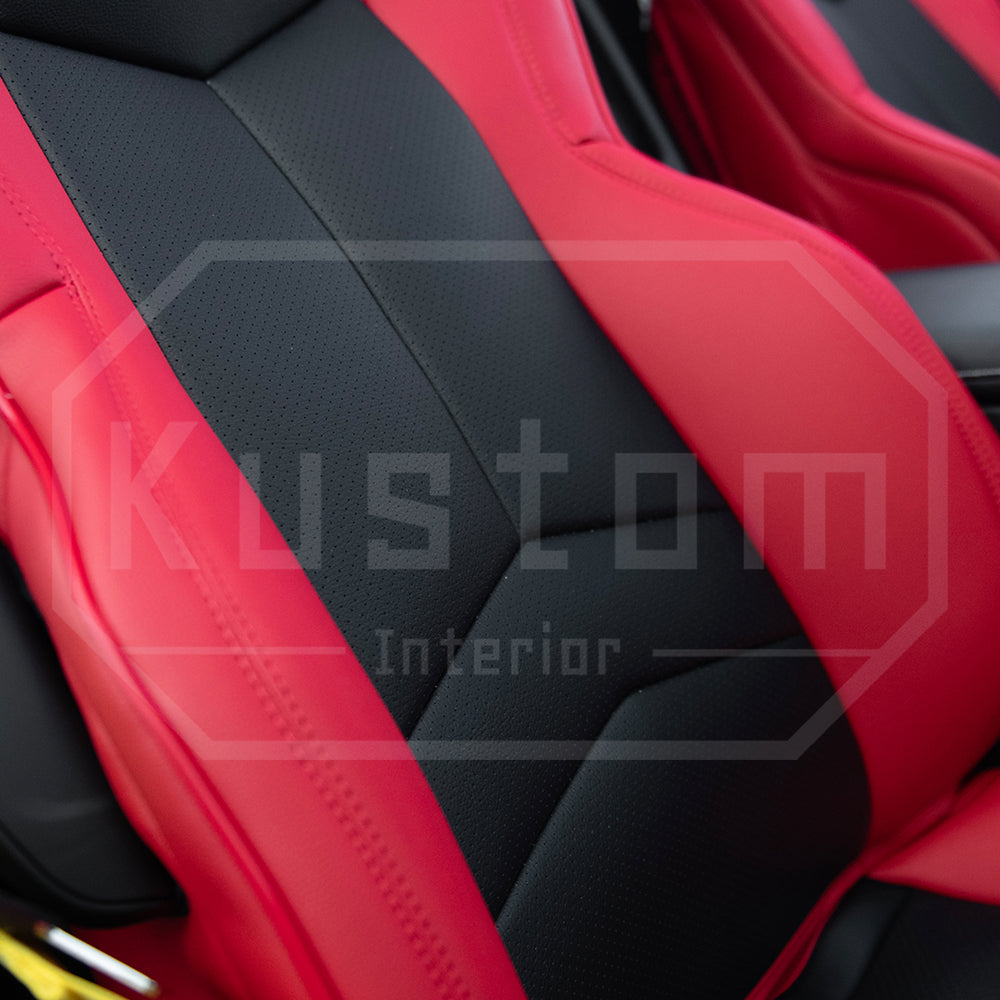 Corvette C8 GT1 Custom Leather Seat Cover Kit