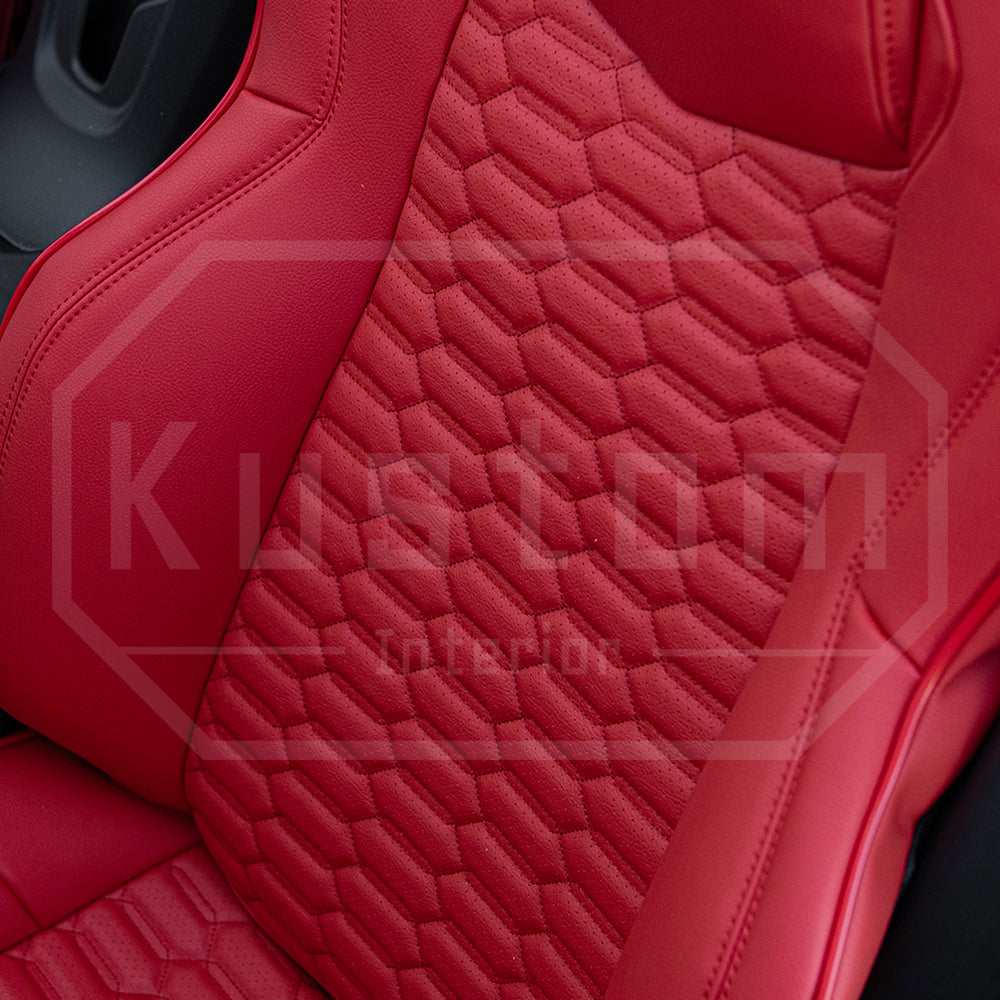 Corvette C8 GT1 Custom Leather Seat Cover Kit