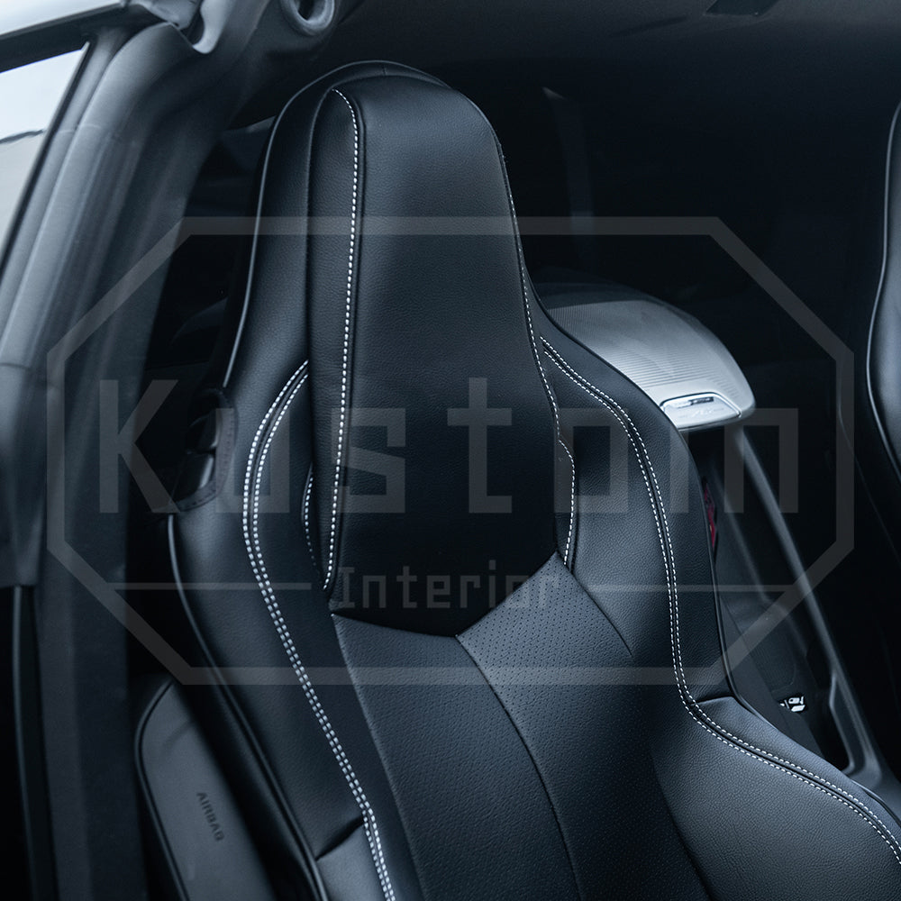 Corvette C8 GT1 Custom Leather Seat Cover Kit