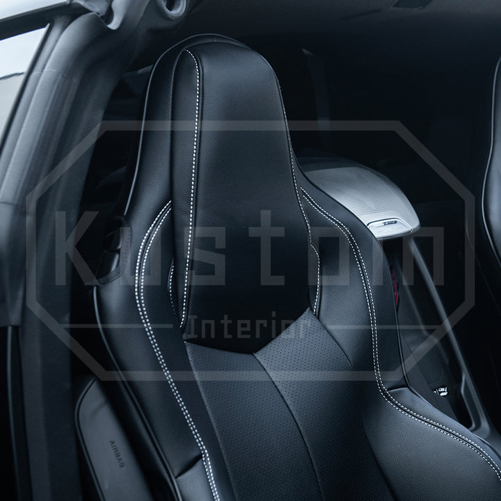 Corvette C8 GT1 Custom Leather Seat Cover Kit