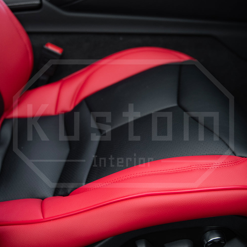 Corvette C8 GT1 Custom Leather Seat Cover Kit