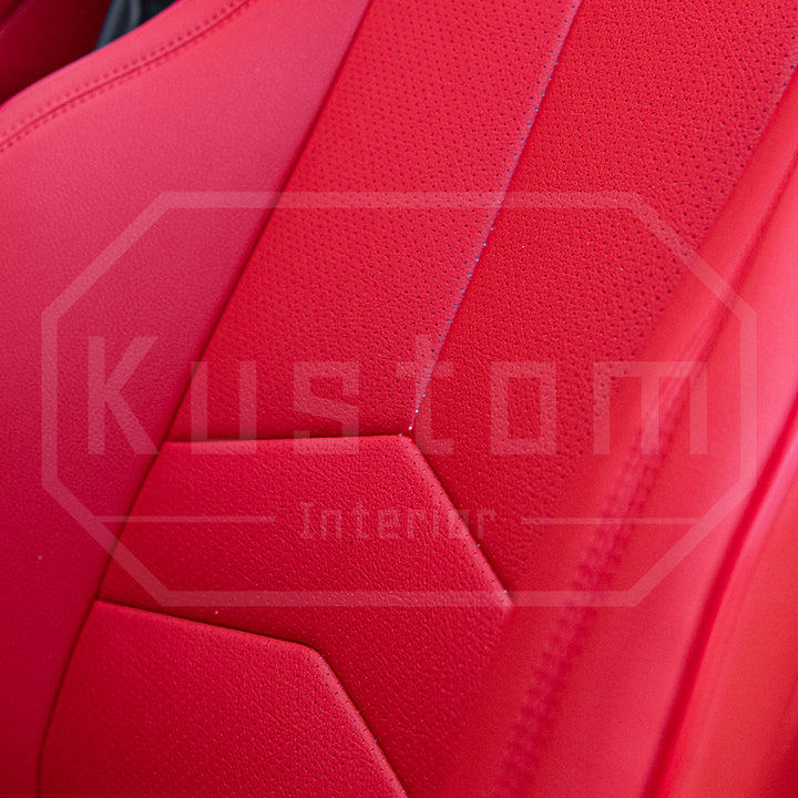 Corvette C8 GT1 Custom Leather Seat Cover Kit