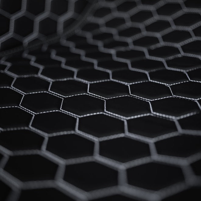 2015+ Ford Mustang Honeycomb Leather Floor Mat