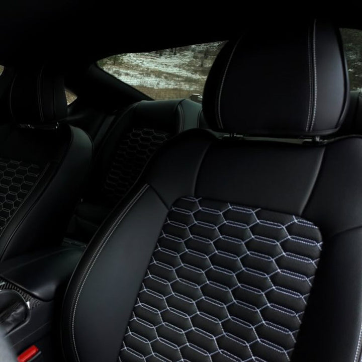 2015-23 Ford Mustang Leather Seat Covers (Custom Order)