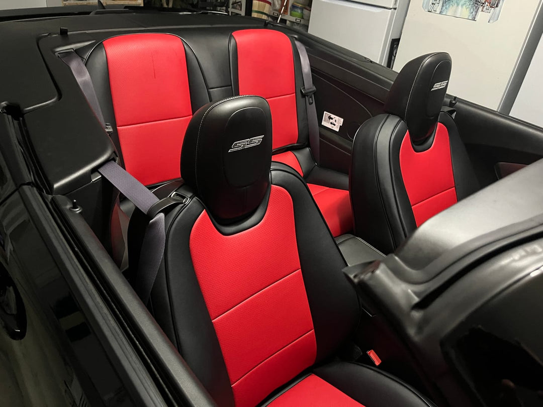 5th Gen Camaro Convertible Custom Leather Seat Covers