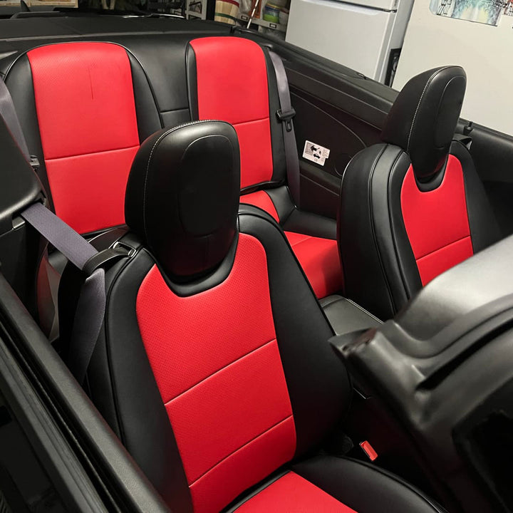 5th Gen Camaro Convertible Custom Leather Seat Covers