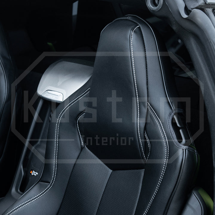 Corvette C8 GT1 Custom Leather Seat Cover Kit