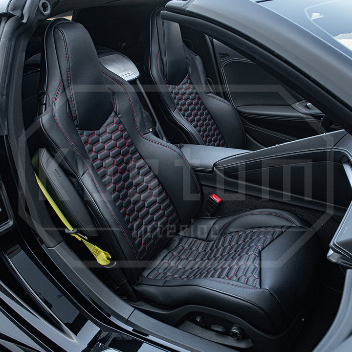 Corvette C8 GT1 Custom Leather Seat Cover Kit