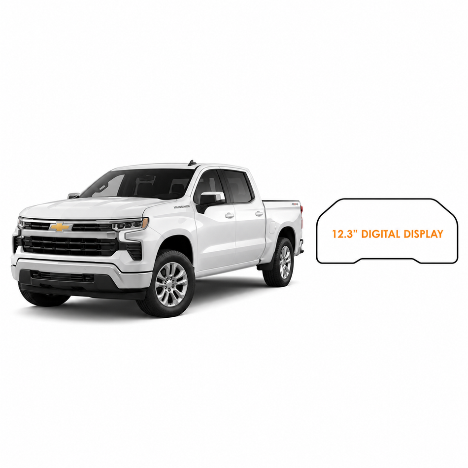 2022-25 Chevrolet Silverado Digital Cluster Screen Protector