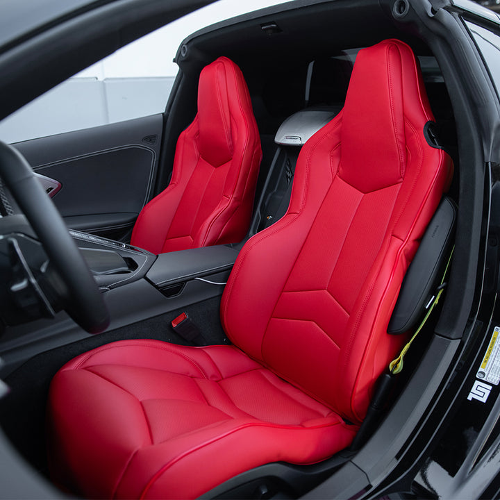 Corvette C8 GT1 Custom Leather Seat Cover Kit