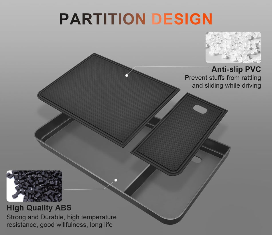 2021+ Ford F150 Center Console Hidden Storage Tray