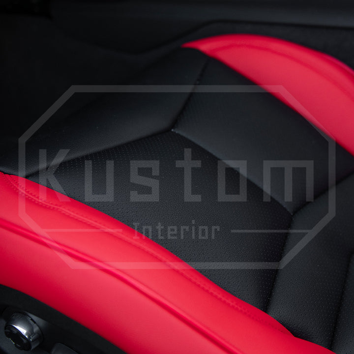 Corvette C8 GT1 Custom Leather Seat Cover Kit