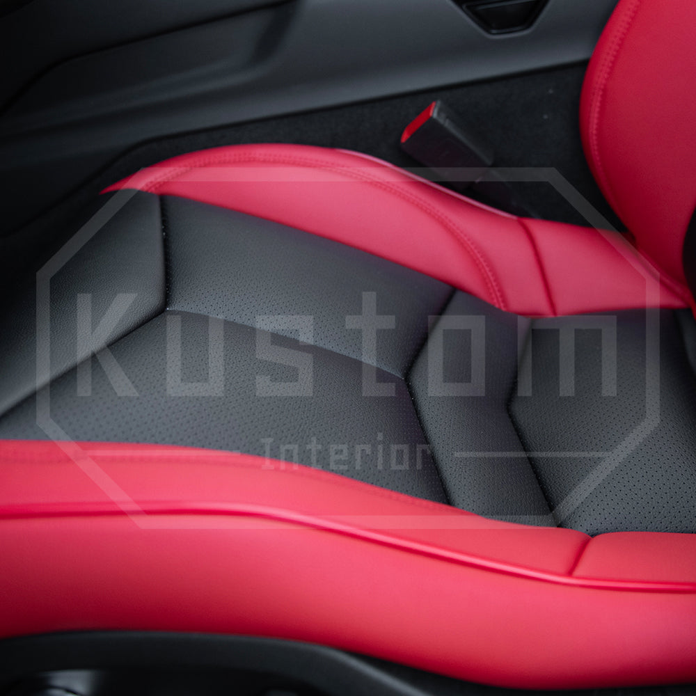 Corvette C8 GT1 Custom Leather Seat Cover Kit