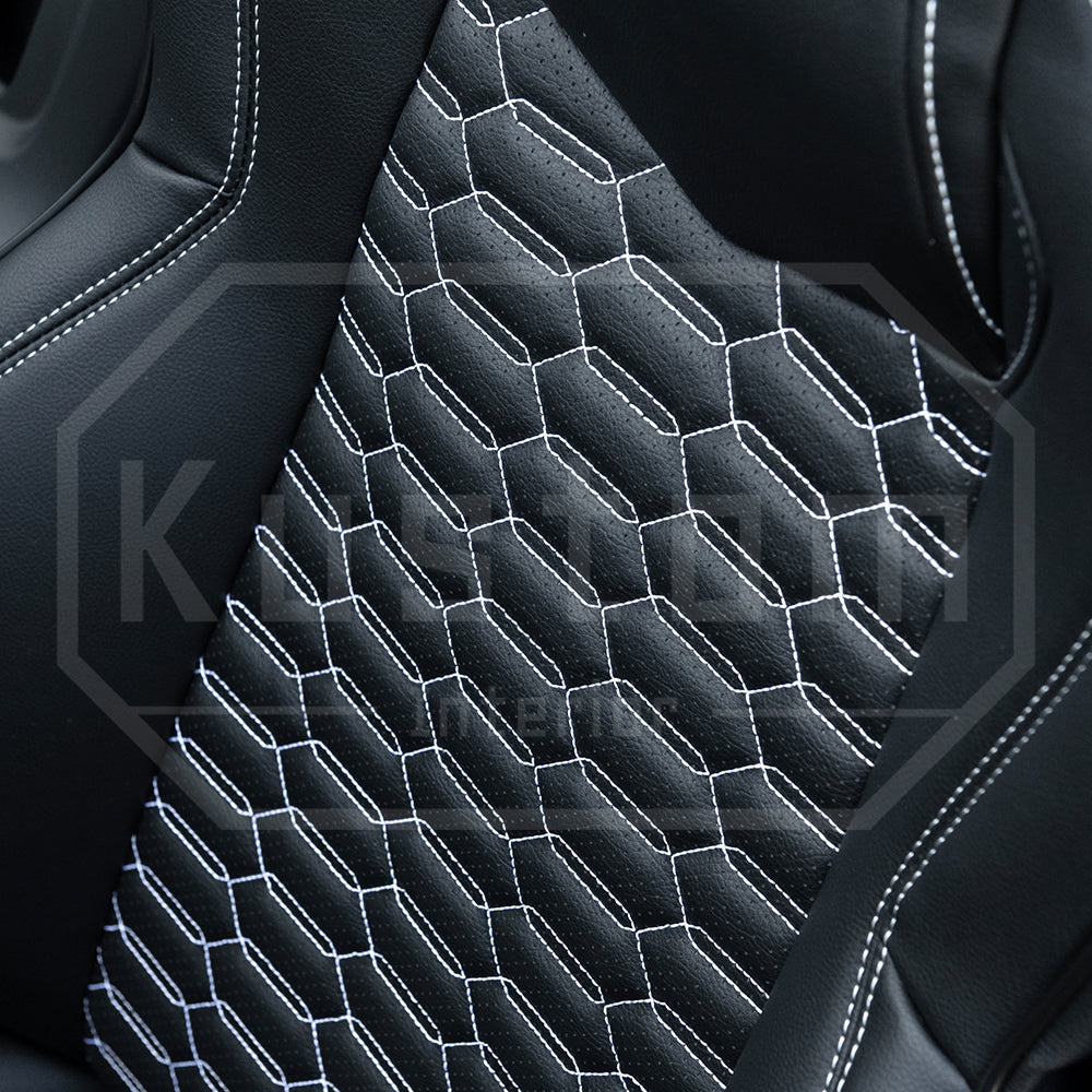 Corvette C8 GT1 Custom Leather Seat Cover Kit