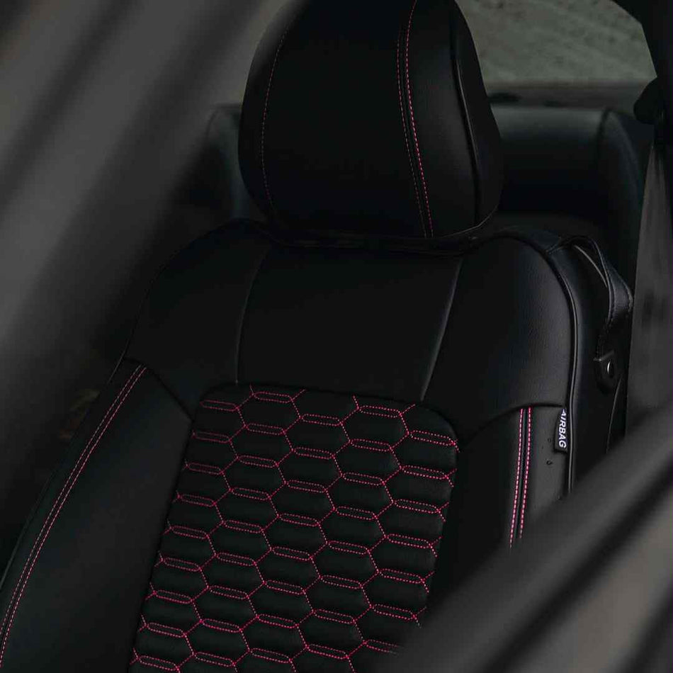 2015-23 Ford Mustang Leather Seat Covers (Custom Order)