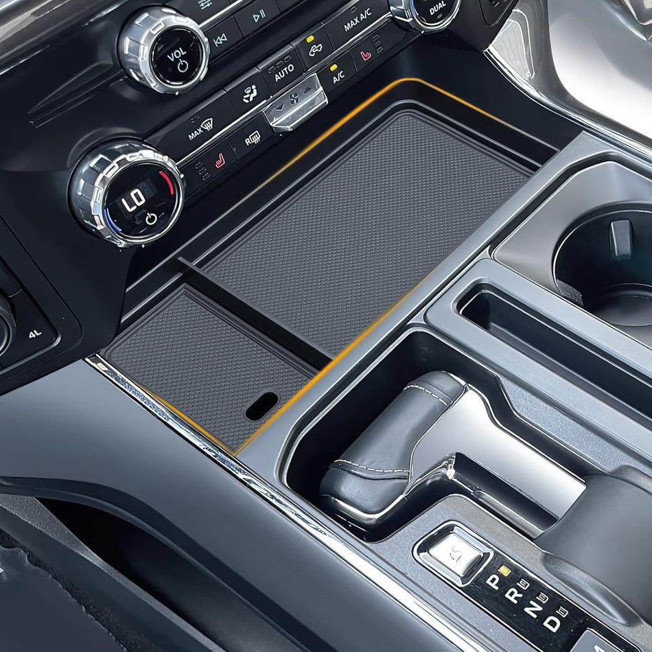 2021+ Ford F150 Center Console Hidden Storage Tray