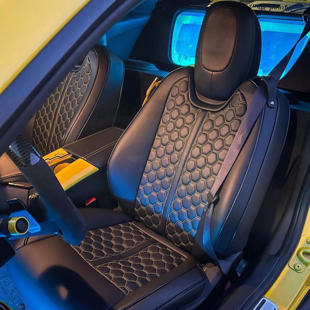 5th Gen Camaro Convertible Custom Leather Seat Covers