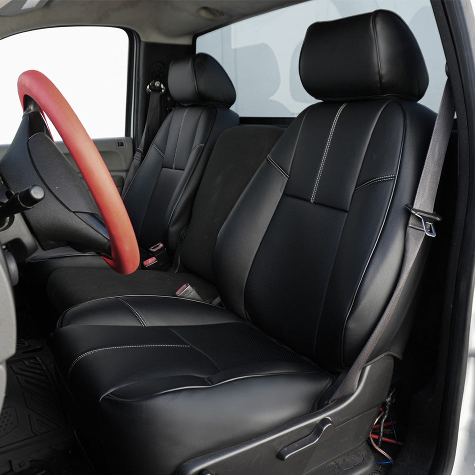 2007-13 Chevrolet Silverado Custom Leather Seat Covers