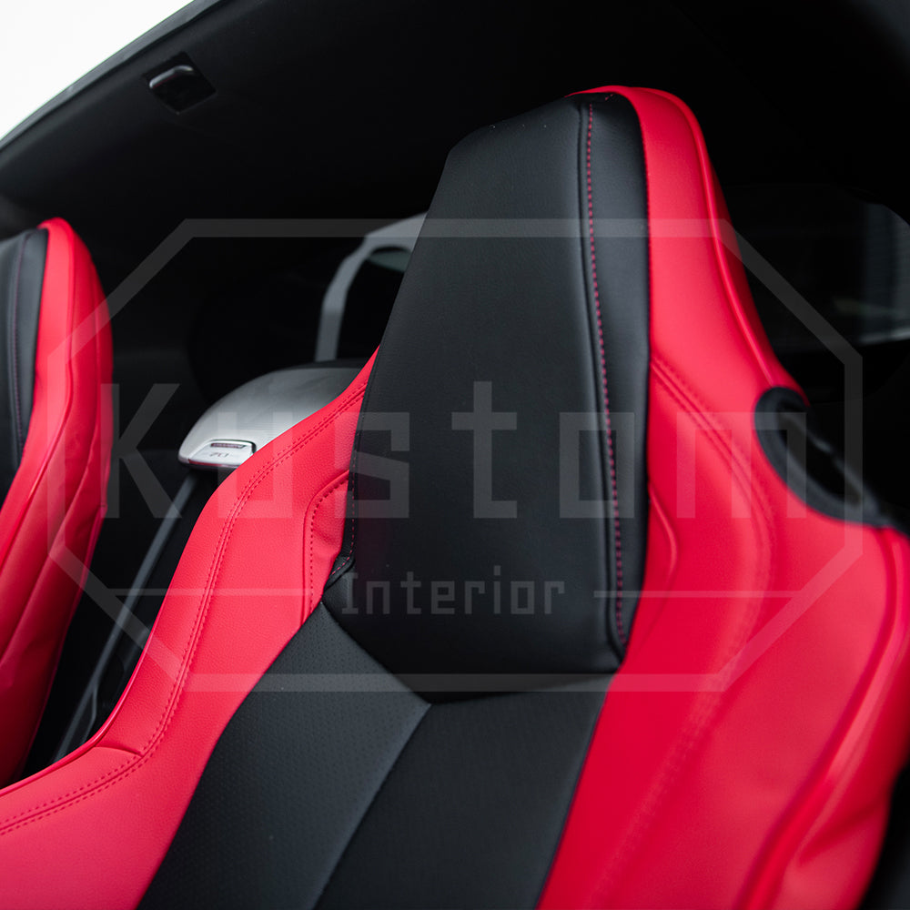 Corvette C8 GT1 Custom Leather Seat Cover Kit