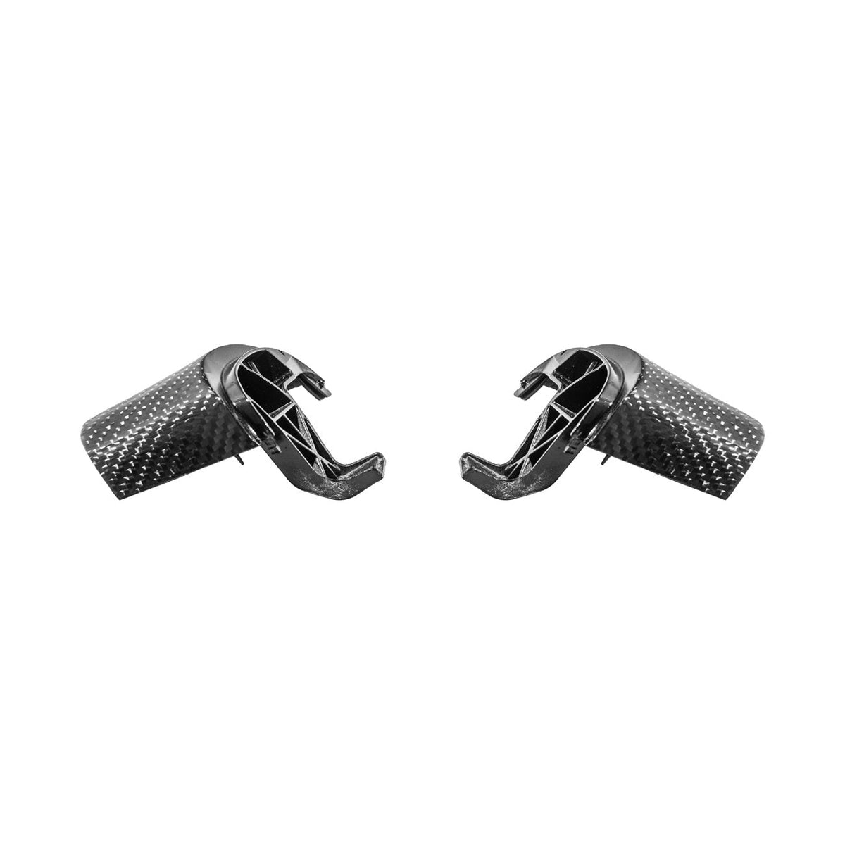 Corvette C6 Dry Carbon Fiber Steering Wheel Button Control Bezel Covers Carbon Fiber BC-C6-0513-001