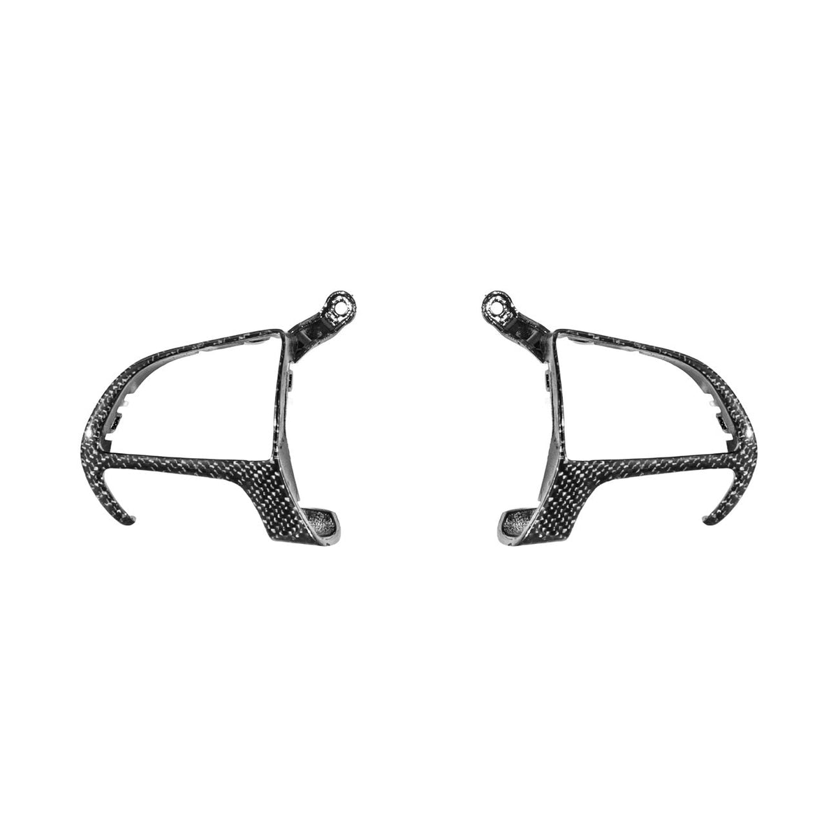 2015-Up Dodge Charger Challenger Durango Carbon Fiber Steering Wheel Button Trim Bezel Replacements Glossy 3K Twill Weave Carbon Fiber BC-DC-1524