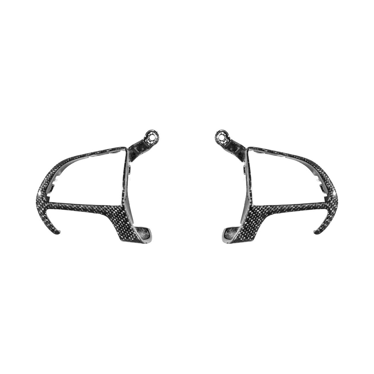 2015-Up Dodge Charger Challenger Durango Carbon Fiber Steering Wheel Button Trim Bezel Replacements Glossy 3K Twill Weave Carbon Fiber BC-DC-1524