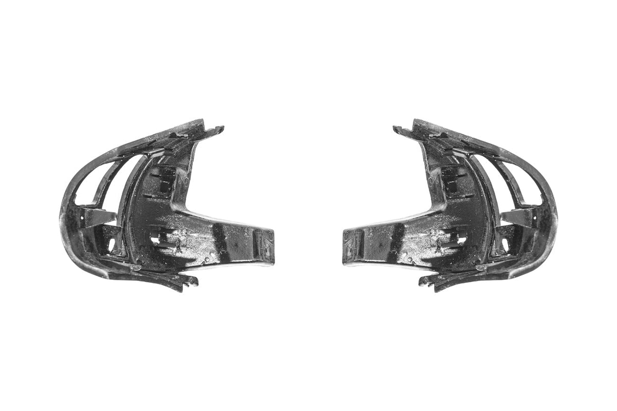 Corvette C6 Dry Carbon Fiber Steering Wheel Button Control Bezel Covers