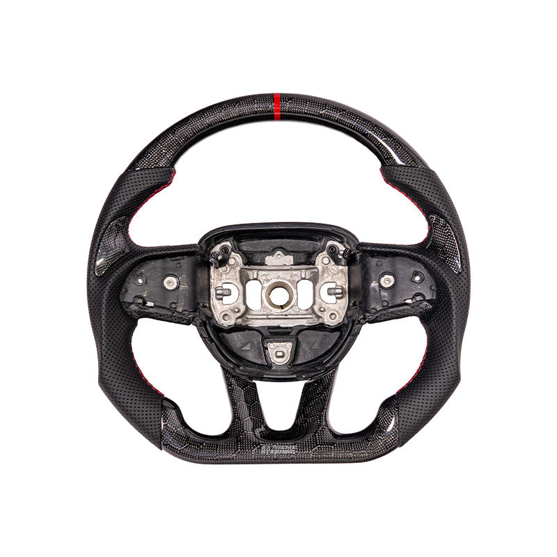 2015+ Dodge Charger Carbon Fiber Steering Wheel (Custom Order)